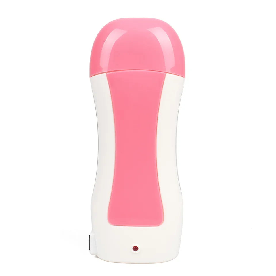 Portable Roll-On Wax Heater Kit with Wax & Strips