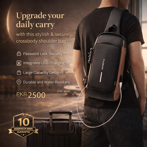 Fashion Travel Crossbody Anti-Theft Sling Bag