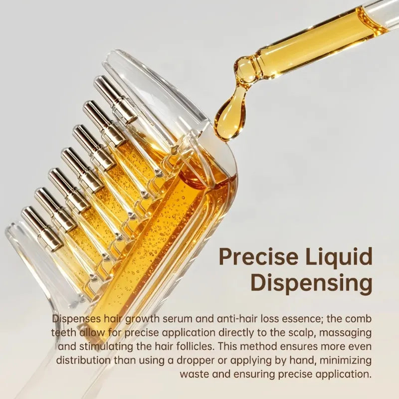 Hair Serum & Oil Applicator Comb