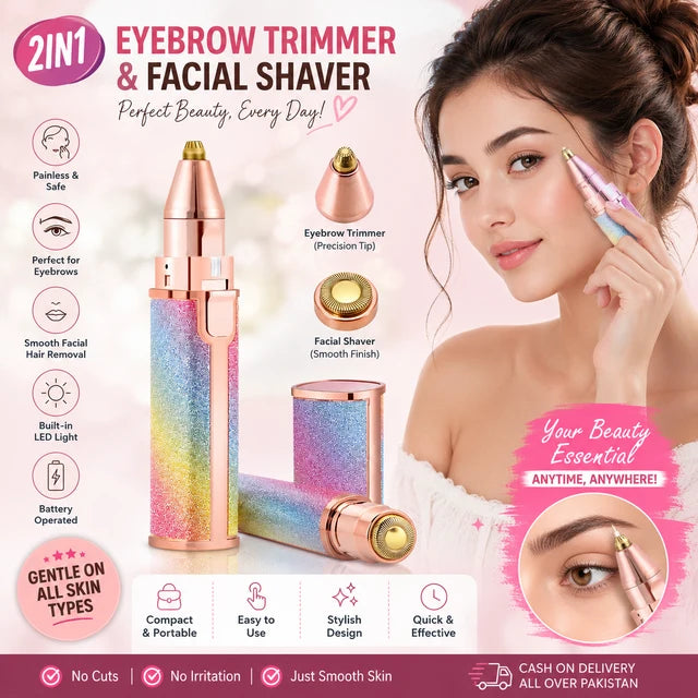 Eyebrow Trimmer – Precise & Painless Hair Removal – Mish.pk