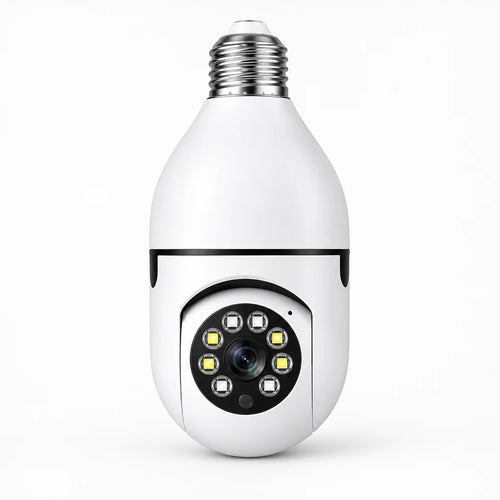 1080p WiFi Bulb Security Camera with 360° View